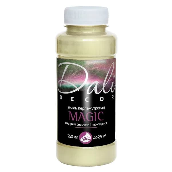 Эмаль перламутровая DALI-DECOR MAGIC, жемчуг, 0,25 л, моющаяся