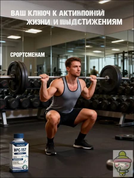 Препарат для суставов и связок, БПС-157 в капсулах,Заживлении суставов, связок и сухожилий