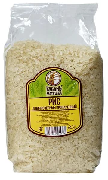Рис длиннозерный Кубань матушка пропаренный Югоптторг-23 м/у, 800 г
