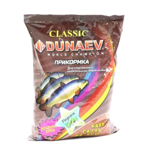 Прикормка "DUNAEV КЛАССИКА" 900 гр. Карп Горох