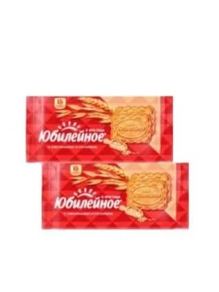 Печенье витаминизированное Юбилейное с овсяными хлопьями,2уп по 224 г