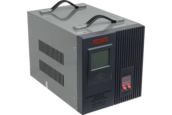 Стабилизатор напряжения напольный, РЕСАНТА АСН-3000/1-Ц, релейный, однофазный, с дисплеем, электромеханический, 3кВт, арт. 63/6/5