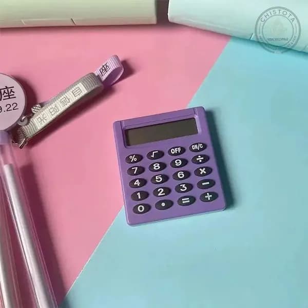 Карманный калькулятор Silent Pocket Portable FENGMING