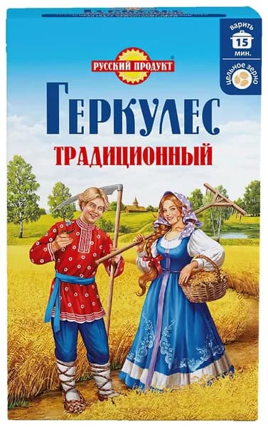 Хлопья овсяные Геркулес Традиционный, 500 г