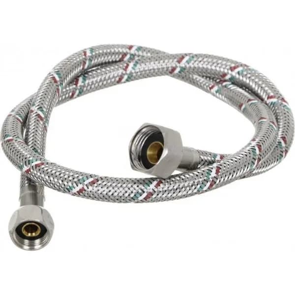 Шланг, гибкая подводка 1/2"х1/2" ВВ, в силиконовой обмотке 150 см ZERIX