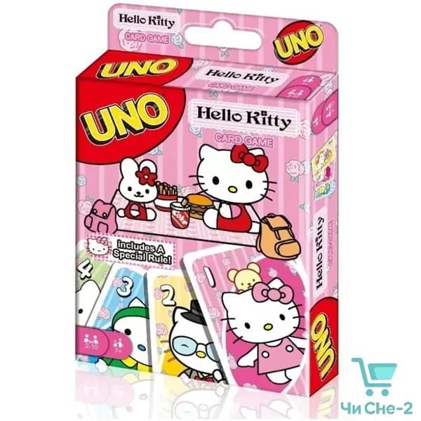 Настольная карточная игра UNO Hello Kitty карт, Привет, Новая версия игры для всей семьи