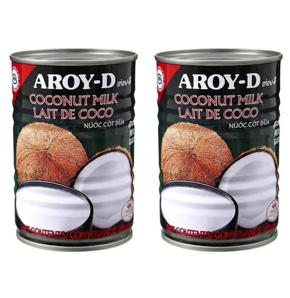 Aroy-D Кокосовое молоко, 400 мл, 2 шт