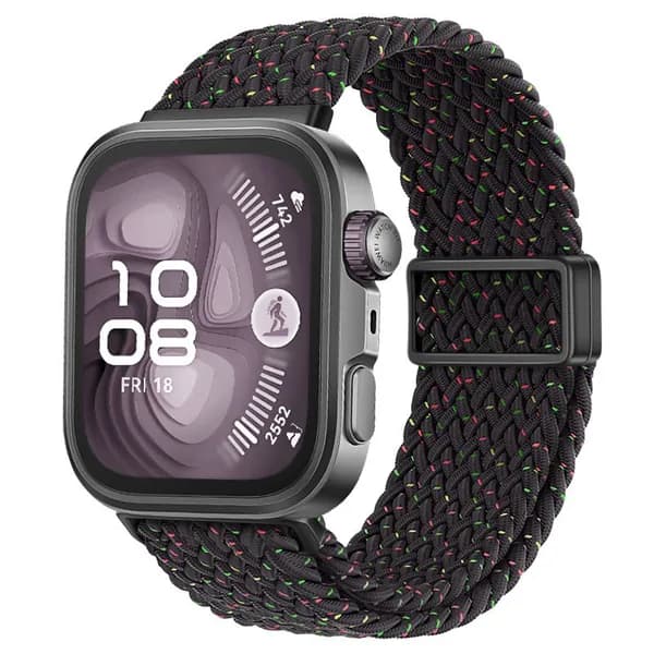 Магнитный нейлоновый ремешок для Huawei Fit3/Fit4/Fit4 Pro, с тканым дизайном для воздухопроницаемости и мягкости, доступен в нескольких цветовых вариантах.