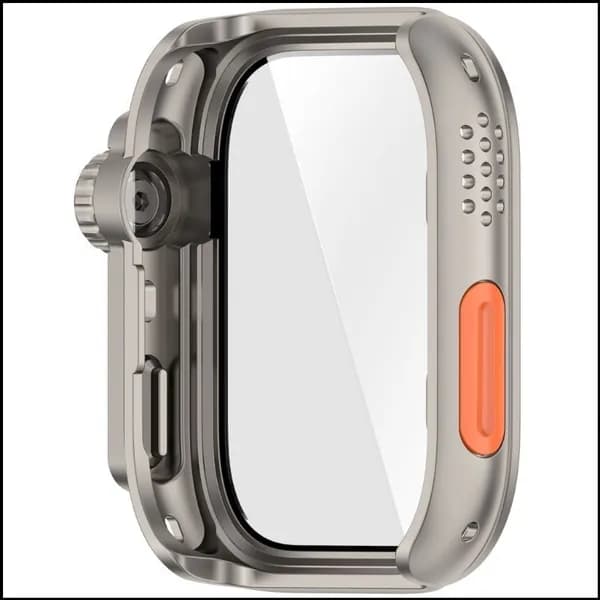 Эксклюзивный чехол для модели Huawei Watch Fit4 Pro в исполнении second change, цвет титановой стали