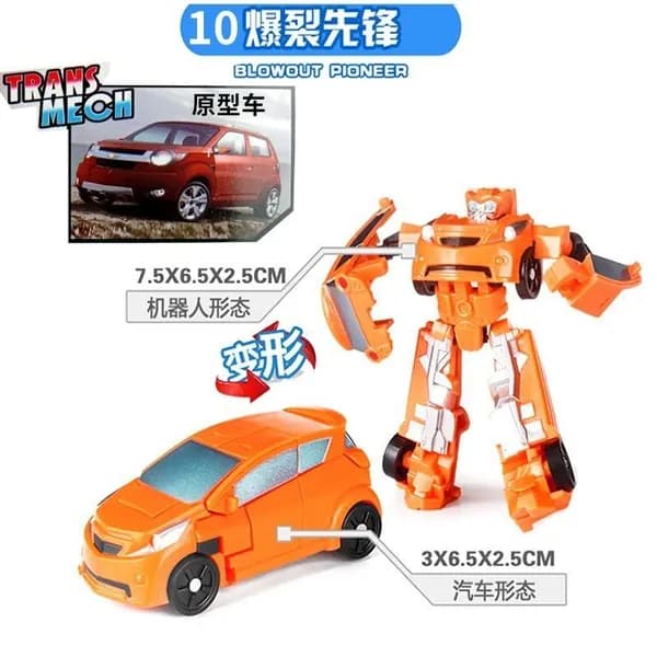 1toy Звёздный защитник, робот-трансформер 9 см, собирается в грузовик, коробка