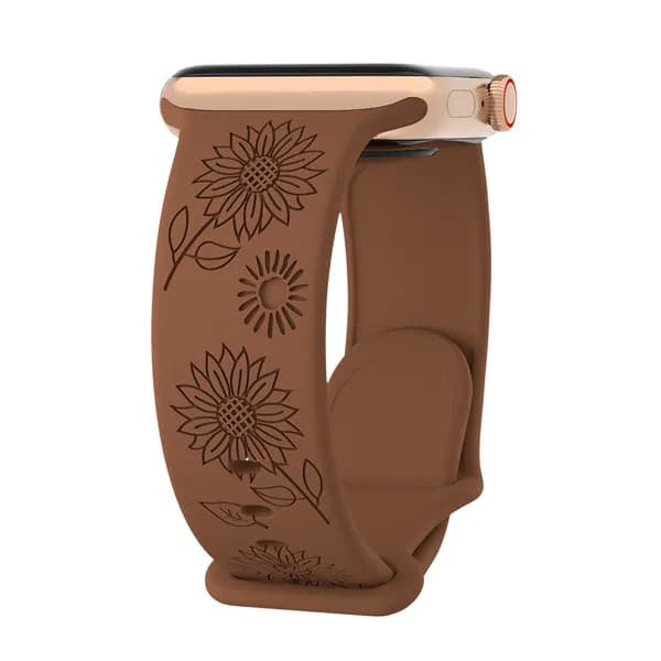ремешок для Apple Watch 42мм(S1 S2 S3)/44/45/46/49mm, series 1 2 3 4 5 6 7 8 9 10 ultra (для эплвотч) ,Силиконовый резной браслет