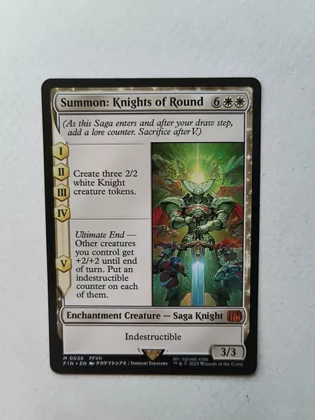 Портативные карты MTG Настройка и прокси Высокое качество без фольги Призвать рыцарей круга 36