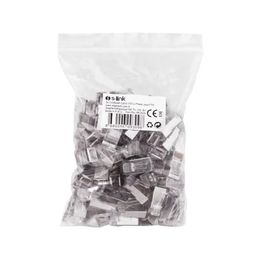 S-LINK SL-COB24P, RJ45, JAC нового поколения, UTP, CAT6, металлический корпус (упаковка из 100 шт.)