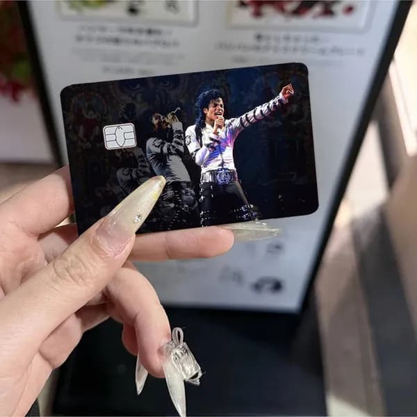 Майкл Джексон Исполнитель Michael Jackson Наклейка для банковской карты