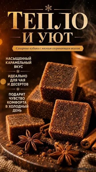 Сахар Тростниковый Кусковой 30г. 5шт.