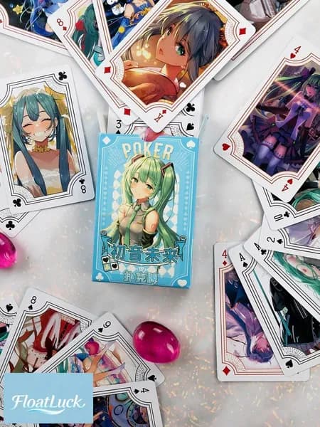 Игральные карты Hatsune Miku, аниме-коллекция, покер для фанатов аниме