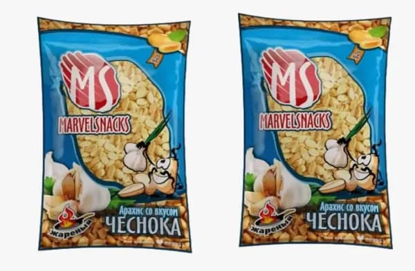 Marvelsnacks Арахис XL , чеснок, 70 г , 2 шт