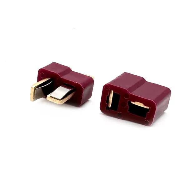 Силовые разъемы Deans T-Plug штекер - гнездо, до 50А, комплект