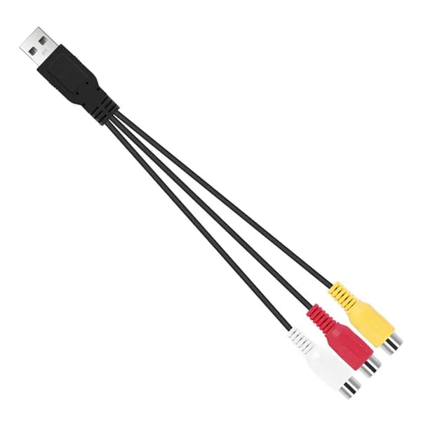 Кабель USB-3RCA Female 3 RGB Video AV Composite
