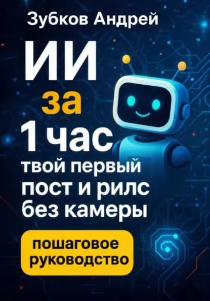 ИИ за 1 час: твой первый пост и рилс без камеры | Зубков Андрей Васильевич | Электронная книга