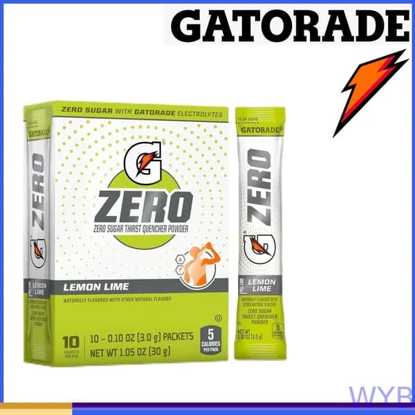 Изотоник Gatorade Thirst Quencher Powder Sticks 10 Pack x 2.9g Lemon Lime