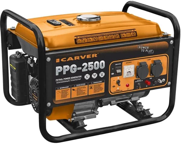 Генератор бензиновый Carver PPG- 2500 (01.020.00009)