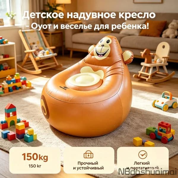 Кресло-мешок, Капвелюр,серый