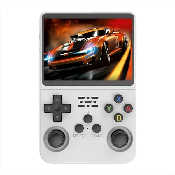 W6(S T N Z) Игровая консоль R36S в стиле ретро, 64 ГБ, 15000+ игр, система Linux, 3,5-дюймовый IPS-экран, портативный карманный игровой плеер совместим с детей B