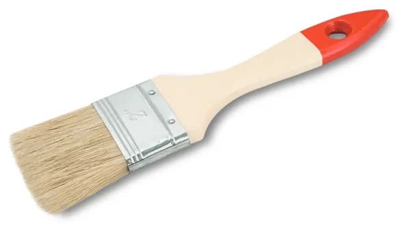 Кисть малярная плоская "Standard", натуральная щетина, 25 мм, VIRTUS