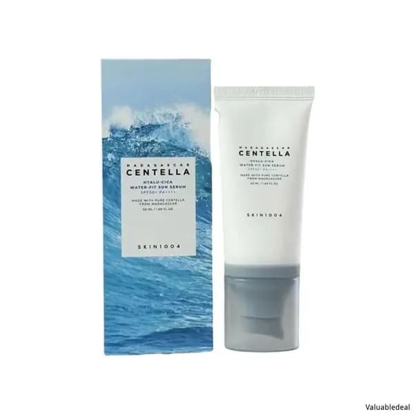 Солнцезащитный крем сыворотка Madagascar Centella Hyalu-Cica Water Fit Sun Serum SPF 50 PA++++ 50 мл.