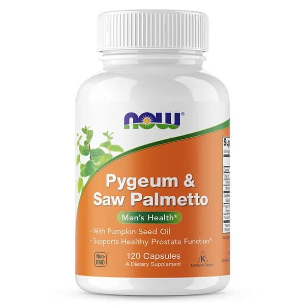 Биологически активная добавка Pygeum Saw Palmetto с маслом тыквенных семян для мужчин, 120 капсул.