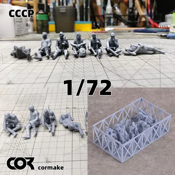 Cor 1/72 сборная модель солдат