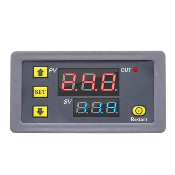 F8Цифровое реле задержки времени, светодиодный дисплей, переключатель управления таймером цикла, регулируемое DC12V