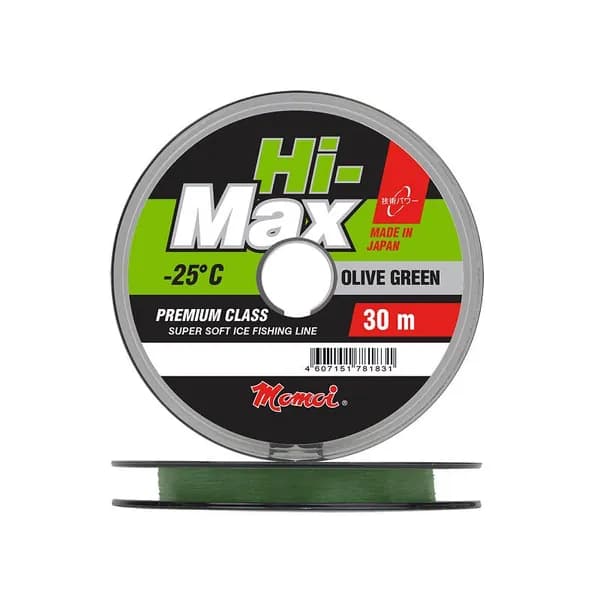 Леска Momoi Hi-Max Olive Green 30м 0.25мм 6.5кг