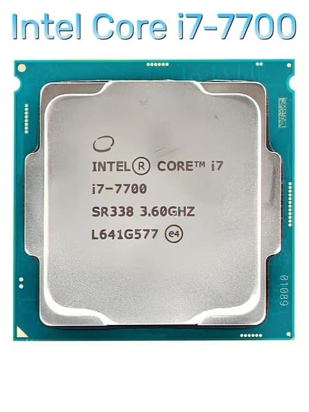 Процессор Intel Core i7-7700 (LGA1151, 4/8 до 4.2 ГГц, DDR4/DDR3L, Intel HD Graphics)
