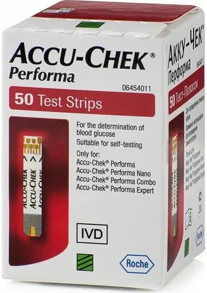Accu-Chek Performa тест-полоски №50