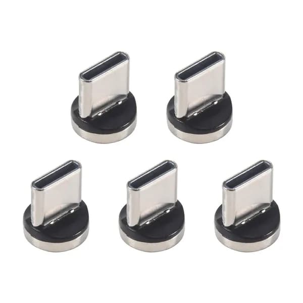 Магнитный адаптер type-c 7pin для быстрой зарядки с вращающимся на 360 градусов разъемом / 5 шт.