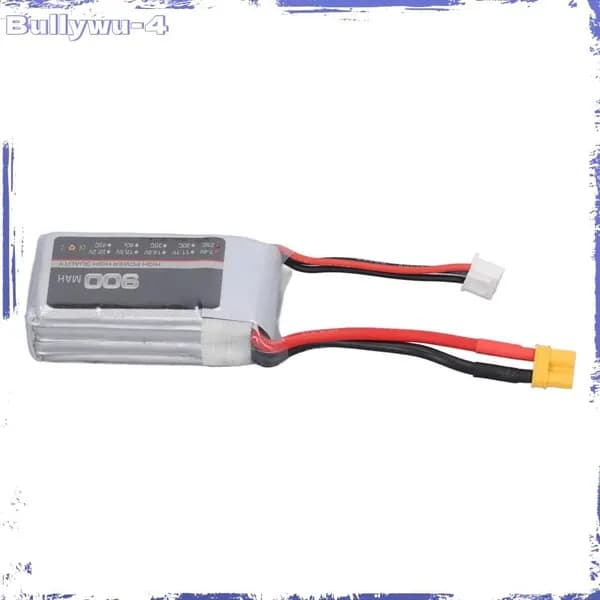 LiPo Battery Replacement, высокоэффективный 900mAh 25C, для флатгуска RC 2S