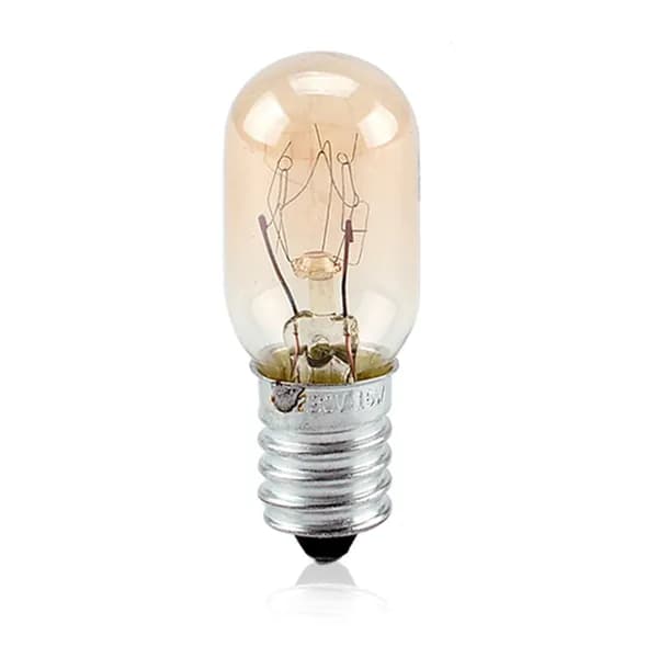 Лампочка 15W E12/E14/E17 для микроволновки и кофеварки, - Устье винта E14