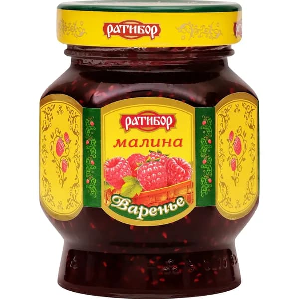 Варенье РАТИБОР малина, 360г