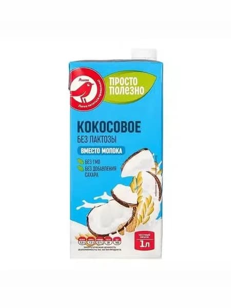 Напиток растительный кокосовый АШАН Красная птица 1 л