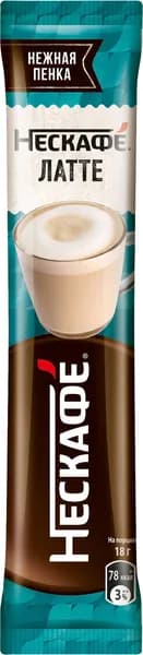 Напиток кофейный растворимый НЕСКАФЕ Latte, 18г