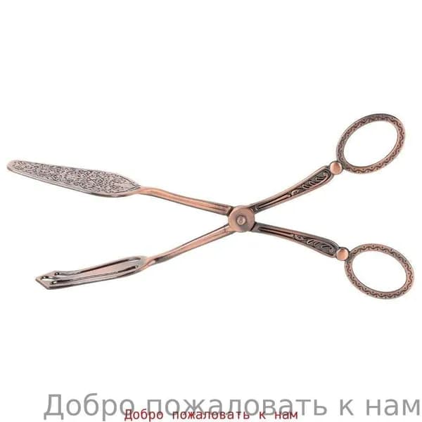 Элегантные хлебные щипцы в ретро-стиле из цинкового сплава, цвет красная бронза для кулинарии и выпечки