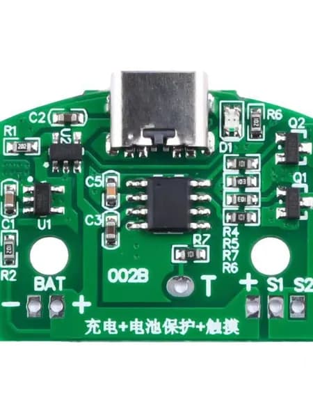 TYPE - C Настольная плата USB Зарядка 3 - ступенчатый светодиодный сенсорный светодиодный модуль 8 Вт