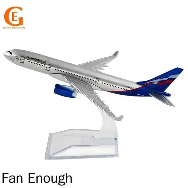 Металлическая Модель Самолета Аэробус 330, Аэрофлот Aeroflot A330, Российские Russia Авиалинии