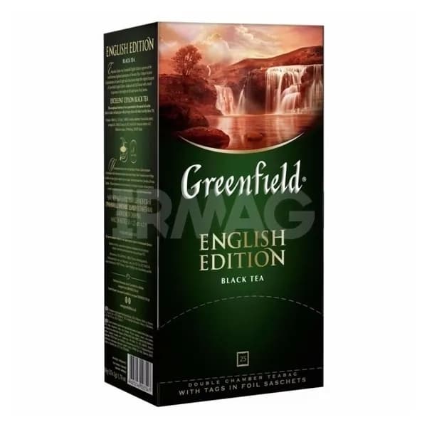 Чай черный Greenfield English Edition в пакетиках 2 г х 25 шт