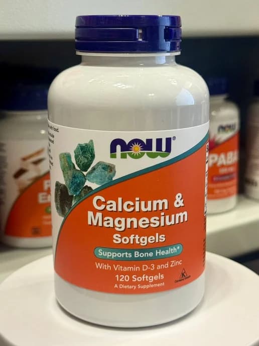 NOW Calcium & Magnesium с Витамином D3 и Цинком — Комплекс д…