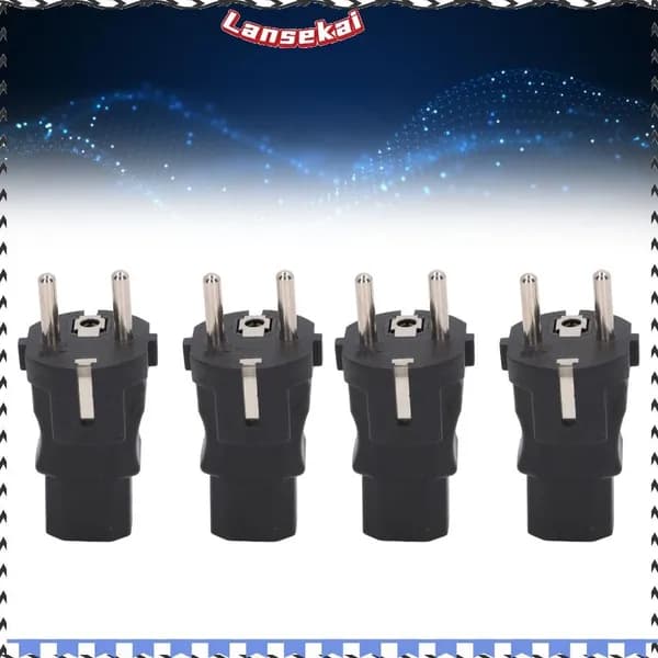 Адаптер IEC320 C13, устойчивый к нагреву, для ноутбуков и проекторов