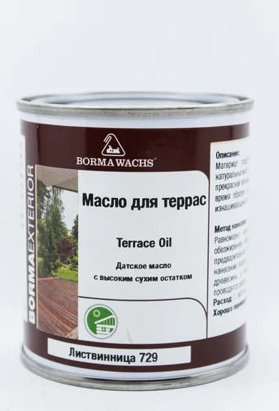 Масло для террас цв. листвинница 0,125л