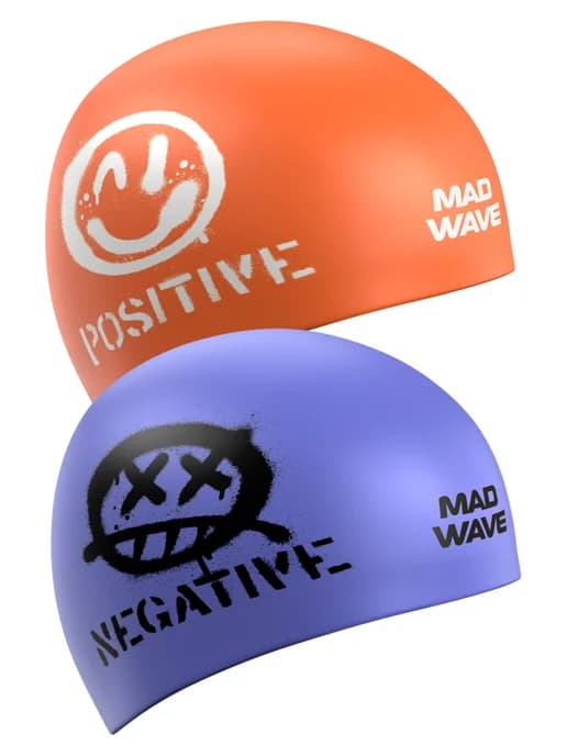 Шапочка силиконовая для плавания Reverse Positive